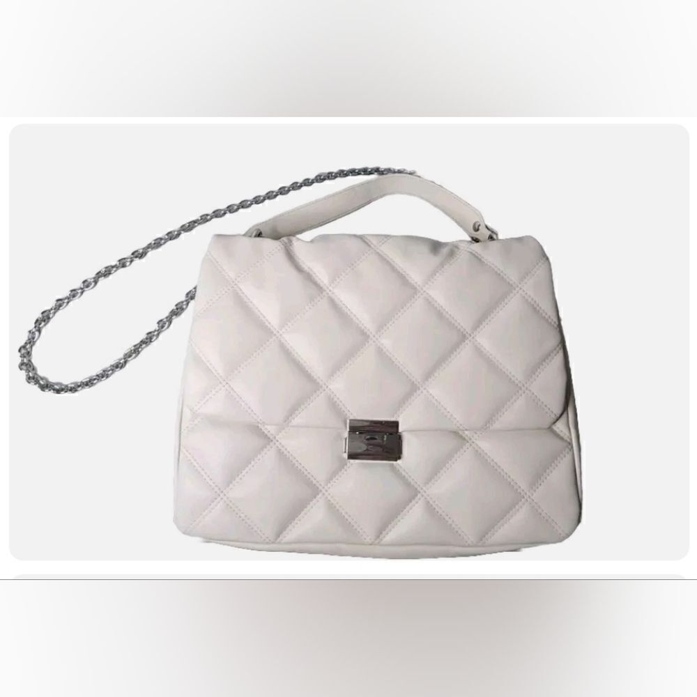 Shoulder Bag H&M Women Off White Winter